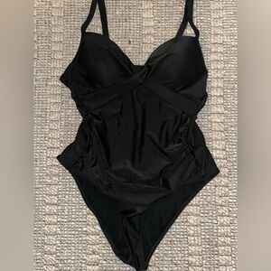 Black One-Piece Swimsuit